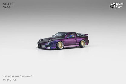Micro Turbo 1/64 GMHS 2025 Nissan 180SX Spirit Rei Miyabi Chameleon Purple