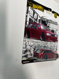 Hot Wheels 1/64 Car Culture Fast Wagons Mercedes-Benz E 36 AMG Red - Damaged Card