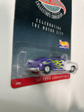 Hot Wheels 1/64 13th Annual Collector’s Convention Michigan ‘46 Ford Convertible White & Purple - Damaged Card