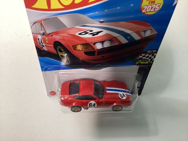 Hot Wheels 1/64 Ferrari 365 GTB4 Competizione n64 Red