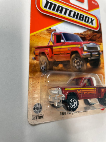 Matchbox 1/64 1980 Jeep J10 Stepside Red