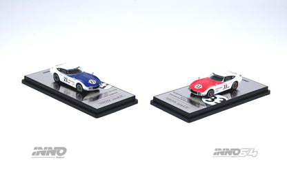 Inno64 1/64 Toyota 2000GT (MF 10) #23/ #33 SCCA 1968 Box Set Collection ( 2 cars) - IN64-2000GT-SCCA68-BS