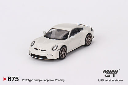 Mini GT 1/64 Porsche 911 (992) GT3 Touring Crayon White