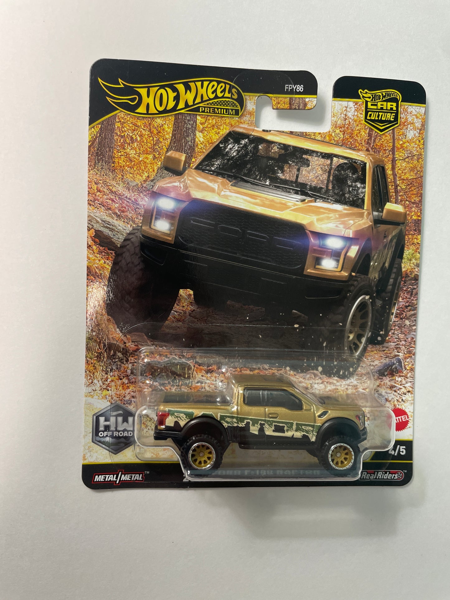 Hot Wheels 1/64 Car Culture Off-Road 2025 2017 Ford F-150 Raptor Beige
