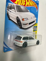 Hot Wheels ‘90 Honda Civic EF Greddy White