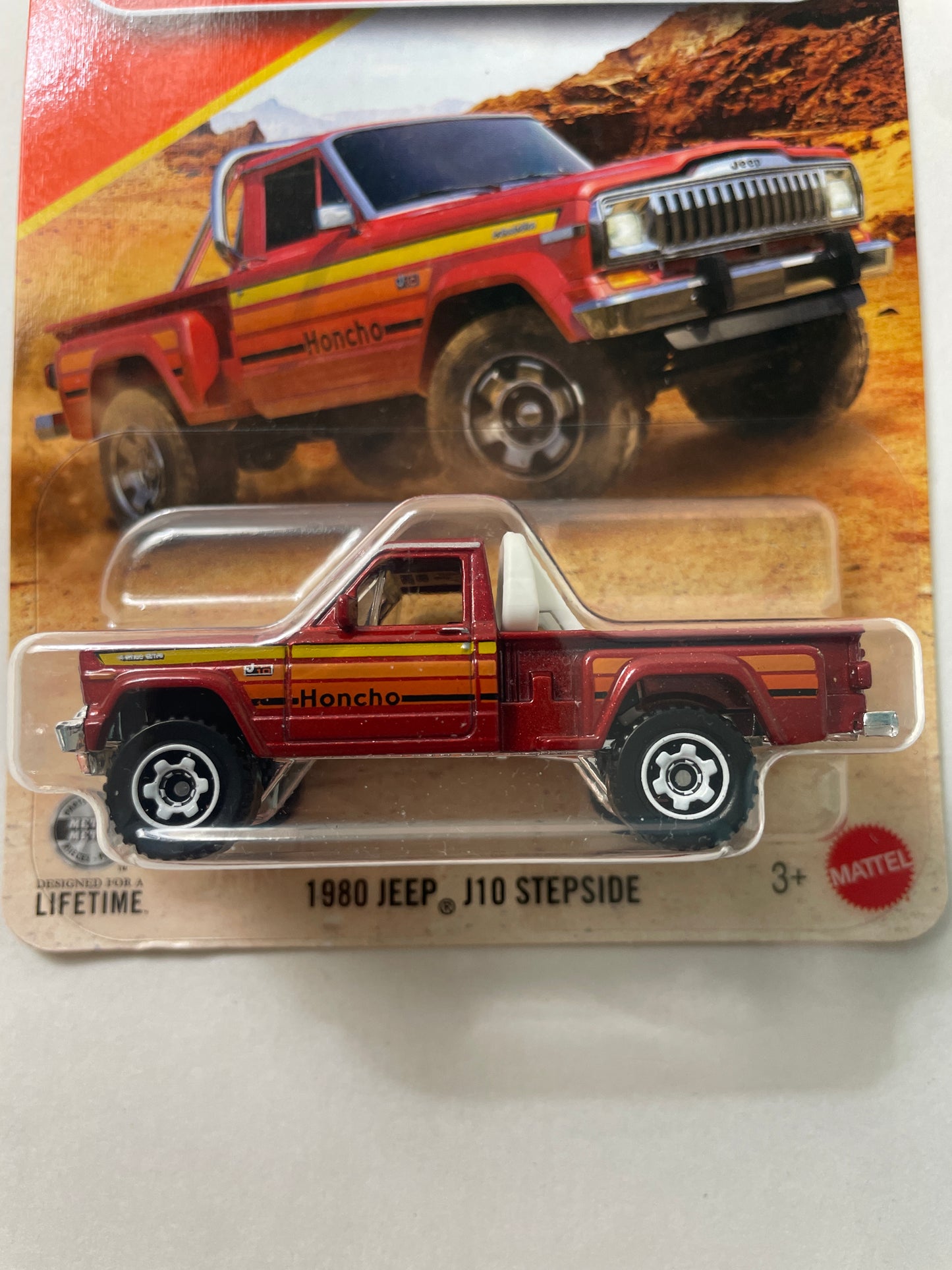 Matchbox 1/64 1980 Jeep J10 Stepside Red