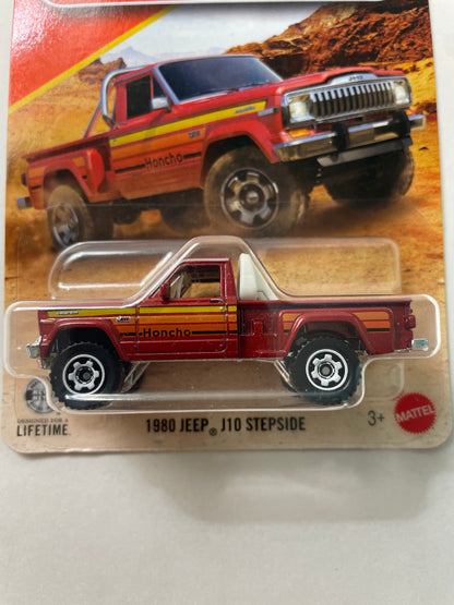 Matchbox 1/64 1980 Jeep J10 Stepside Red
