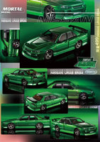 Mortal 1/64 Nissan ER34 Skyline 25GT-t Green