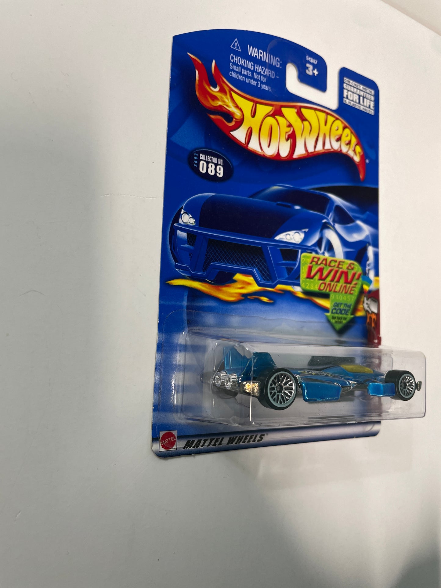 Hot Wheels 1/64 Jet Thrreat 3.0 Blue - Damaged Box