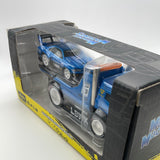 1/64 Muscle Machines Muscle Transports 1999 JDM Flatbed - Liberty Walk Nissan Skyline GT-R R34 Blue