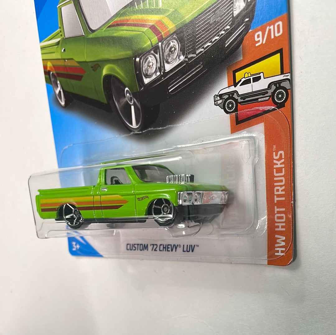 Hot Wheels 1/64 Custom ‘72 Chevy Luv Green