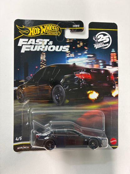 Hot Wheels 1/64 Fast & Furious 2026 Mix Q 2010 BMW M5 Black - JHW62 - Damaged Box