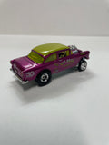 *Loose* Hot Wheels 1/64 50th Favorites ‘55 Chevy Bel Air Gasser Pink & Green