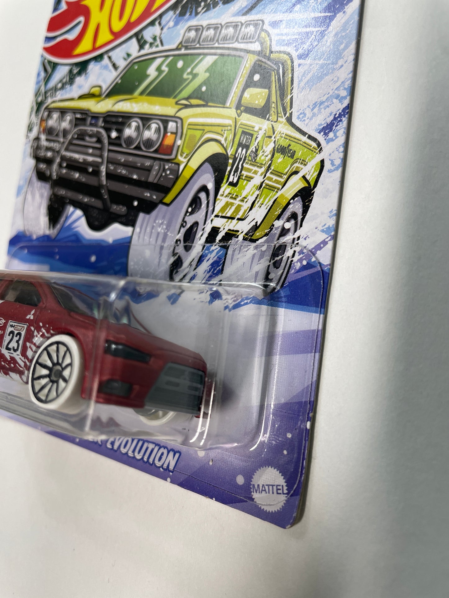 Hot Wheels 1/64 2008 Mitsubishi Lancer Evolution Red - Damaged Box