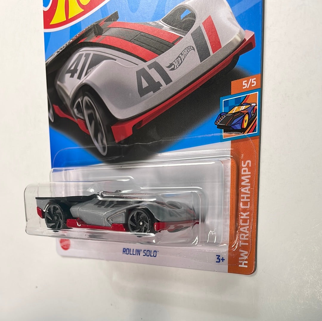 Hot Wheels 1/64 Rollin’ Solo Silver