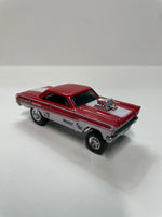 *Loose* Hot Wheels 1/64 Premium Car Culture Team Transport ‘65 Mercury Comet Cyclone w/ Ford C-800 Red & White