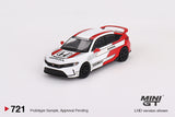 Mini GT 1/64 Honda Civic Type R #2 2023 Pace Car White & Red