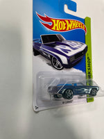 Hot Wheels 1/64 ‘69 Camaro Blue - Damaged Card