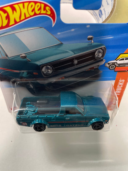 Hot Wheels 1/64 1975 Datsun Sunny Truck (B120) Short Card Blue