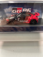 Fuji 1/64 Pandem Toyota GR 86 Rocket Bunny Advan Black & Red