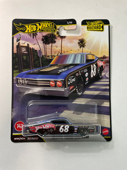 Hot Wheels 1/64 2026 Boulevard Mix G '69 Ford Torino Talladega Blue - JHW28
