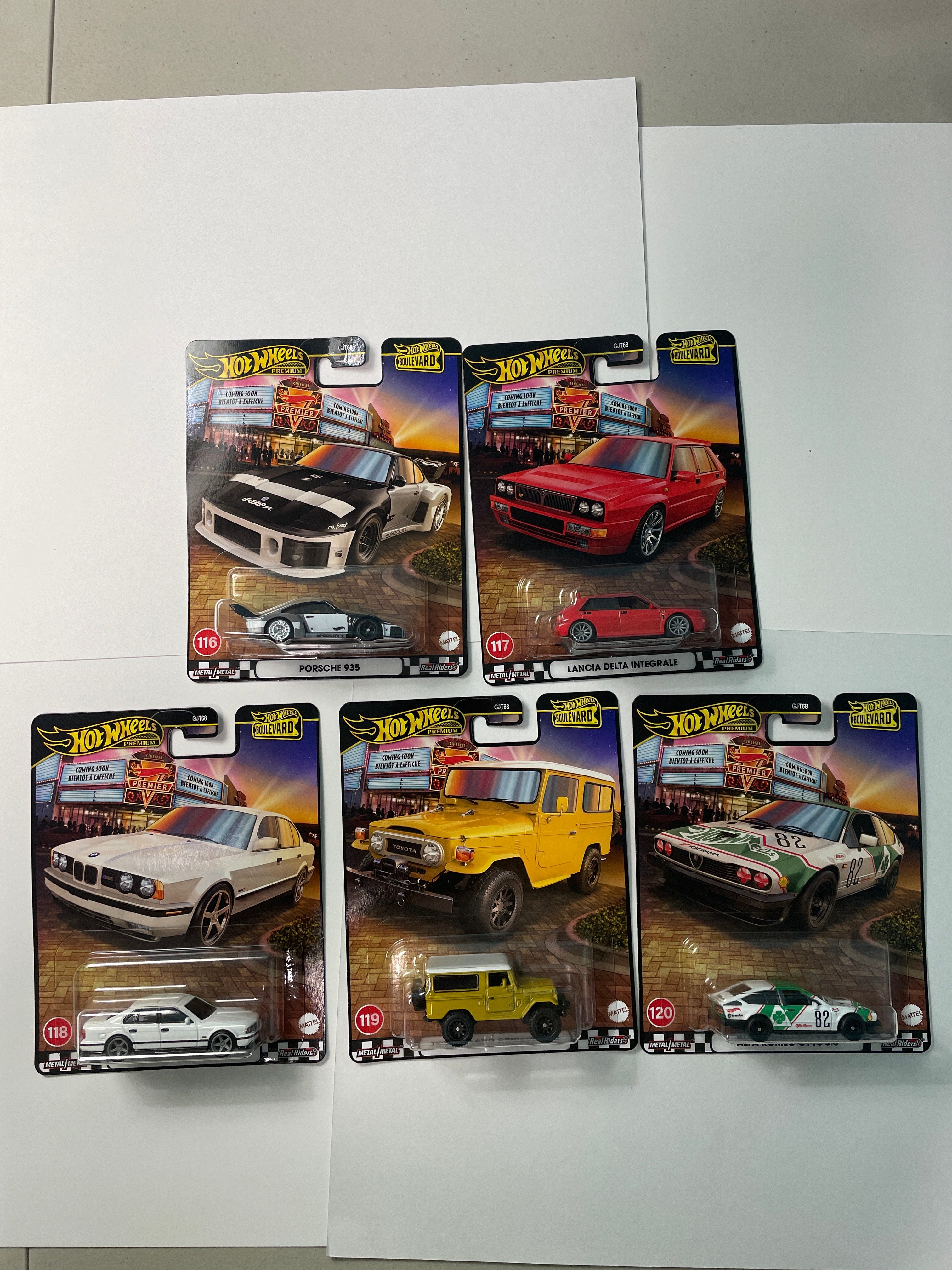 Hot Wheels 1/64 Boulevard Mix Z (Set of 5) GJT68-979Z