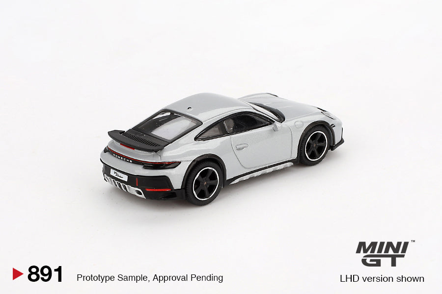 Mini GT 1/64 Porsche 911 Dakar Ice Gray Metallic