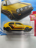 Hot Wheels 1/64 Volkswagen Golf Mk2 Yellow