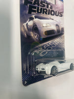 Hot Wheels 1/64 Silver Series Fast and Furious Racing Course Bugatti Veyron White