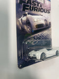 Hot Wheels 1/64 Silver Series Fast and Furious Racing Course Bugatti Veyron White