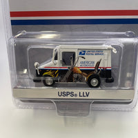 Greenlight 1/64 Hobby Exclusive United States Postal Service USPS LLV White