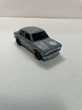 *Loose* Hot Wheels 1/64 Datsun Bluebird 510 Grey