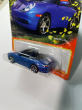 Matchbox 1/64 Porsche 911 Carrera Cabriolet Blue