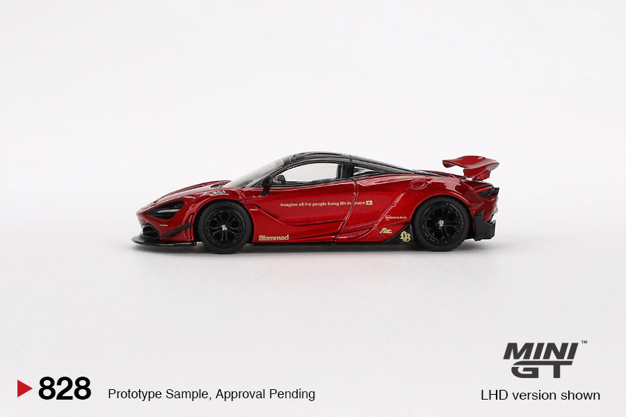 Mini GT 1/64 McLaren 720S LB★Works Gem Red - MGT00828