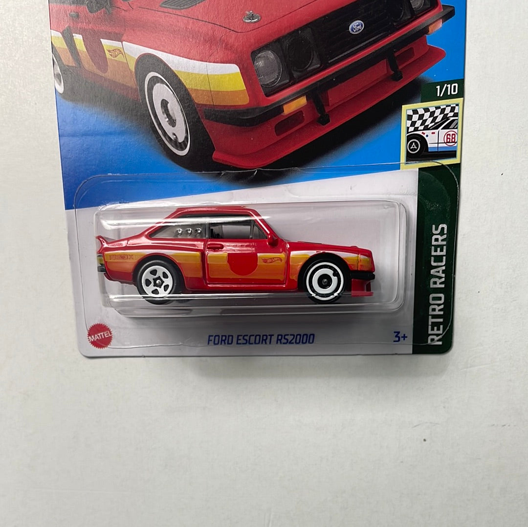 Hot Wheels 1/64 Ford Escort RS2000 Red