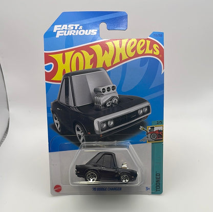 *Japan Card* Hot Wheels 1/64 ‘70 Dodge Charger Black Fast n Furious