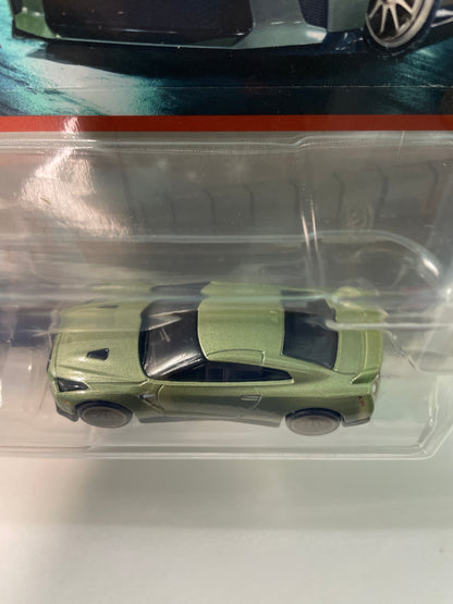 Hot Wheels 1/64 Premium Car Culture 2 Pack Nissan GT-R Nismo GT3 White & Nissan GT-R (R35) Green - JBL05