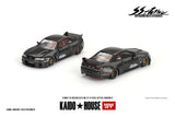 Mini GT x Kaido House 1/64 Nissan skyline GT-R (R33) Active Carbon R V1 Black