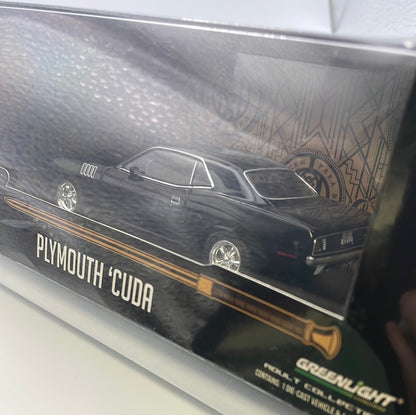 Greenlight 1/43 John Wick Chapter 4 Plymouth 'Cuda Black