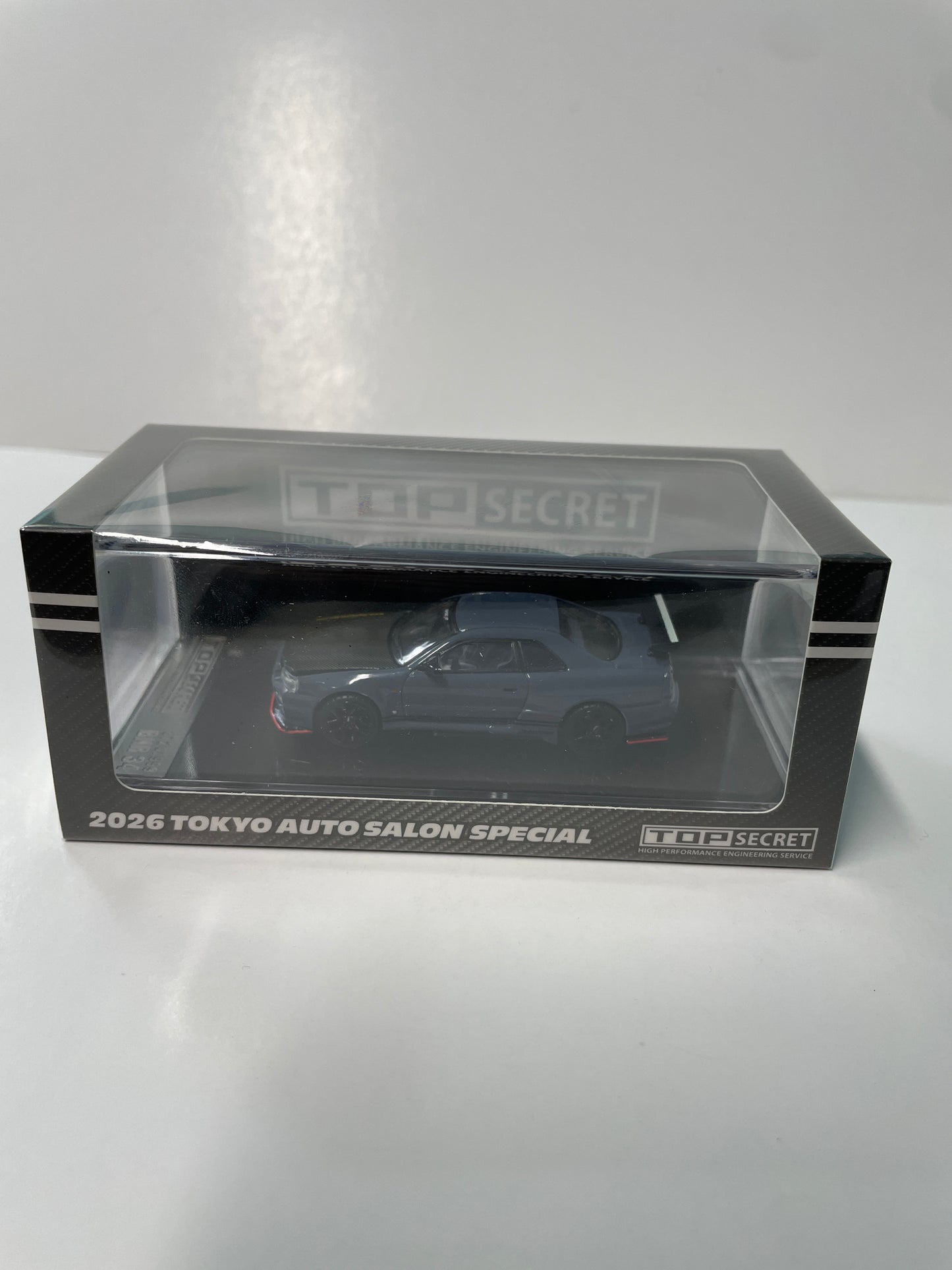 BM Creations / K3 Model Collection 1/64 2026 Tokyo Auto Salon Nissan Skyline GT-R BNR 34 Blue - 64B0498