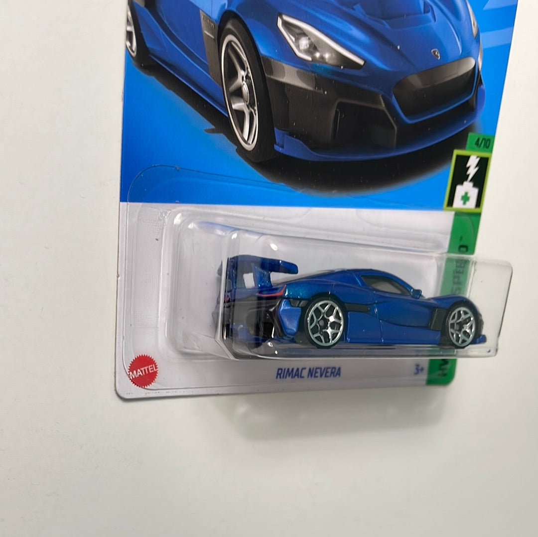 Hot Wheels 1/64 Rimac Nevera Blue - Damaged Box