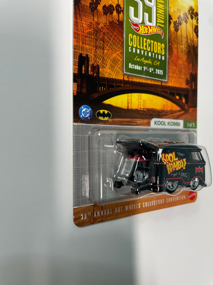 Hot Wheels 1/64 39th Annual Collectors Convention Los Angeles Volkswagen Kool Kombi Black