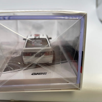 Inno64 1/64 Toyota Corolla AE86 Levin ''Trackerz Racing'' White - IN64- AE86-TRACKERZ - Damaged Box