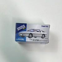 1/64 Tomica Limited Vintage Neo LV-N106e Toyota Supra 3.0 GT Turbo (White) 1986