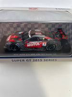 Ebbro 1/43 Nissan Motul Autech GT-R Super GT500 2015 Okayama Test n1 Black & Red