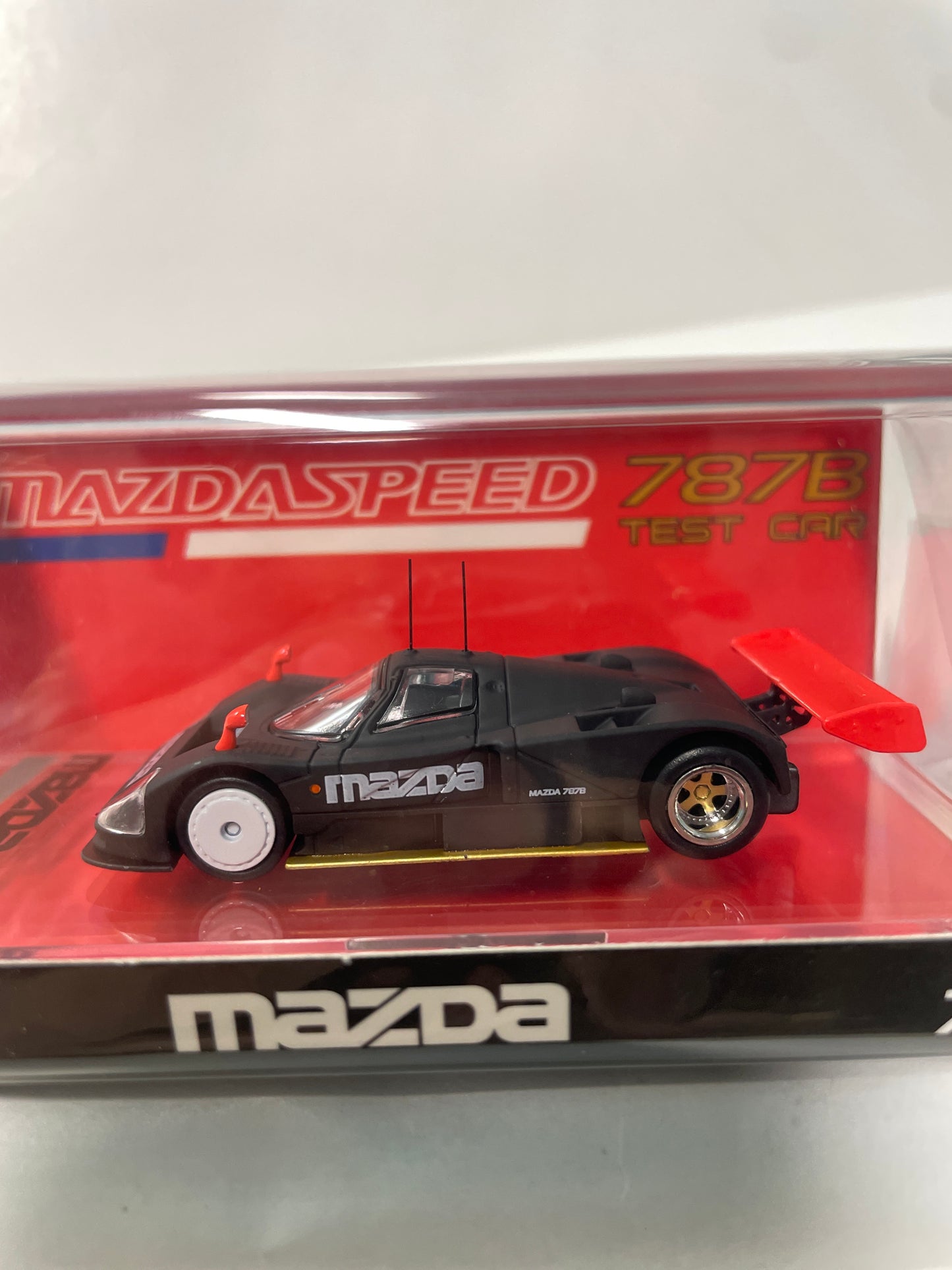 BM Creation 1/64 Indonesia Diecast expo 2024 Mazda 787B 1991 Test Car Black - 64B0441 - Damaged Box