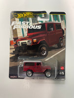 Hot Wheels 1/64 Fast & Furious 2024 Mix G Toyota Land Cruiser FJ43 Red