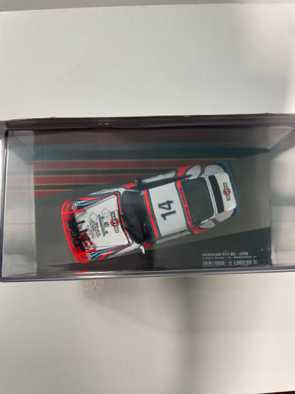 Altaya 1/43 Porsche 911 SC 1978 Safari Rally #14 White & Red