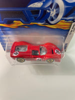 Hot Wheels 1/64 Ferrari P4 n24 Red - Damaged Card