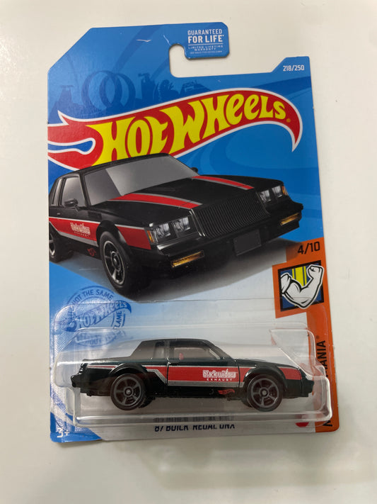 Hot Wheels 1/64 Kroger Exclusive ‘87 Buick Regal GNX Black - Damaged Box
